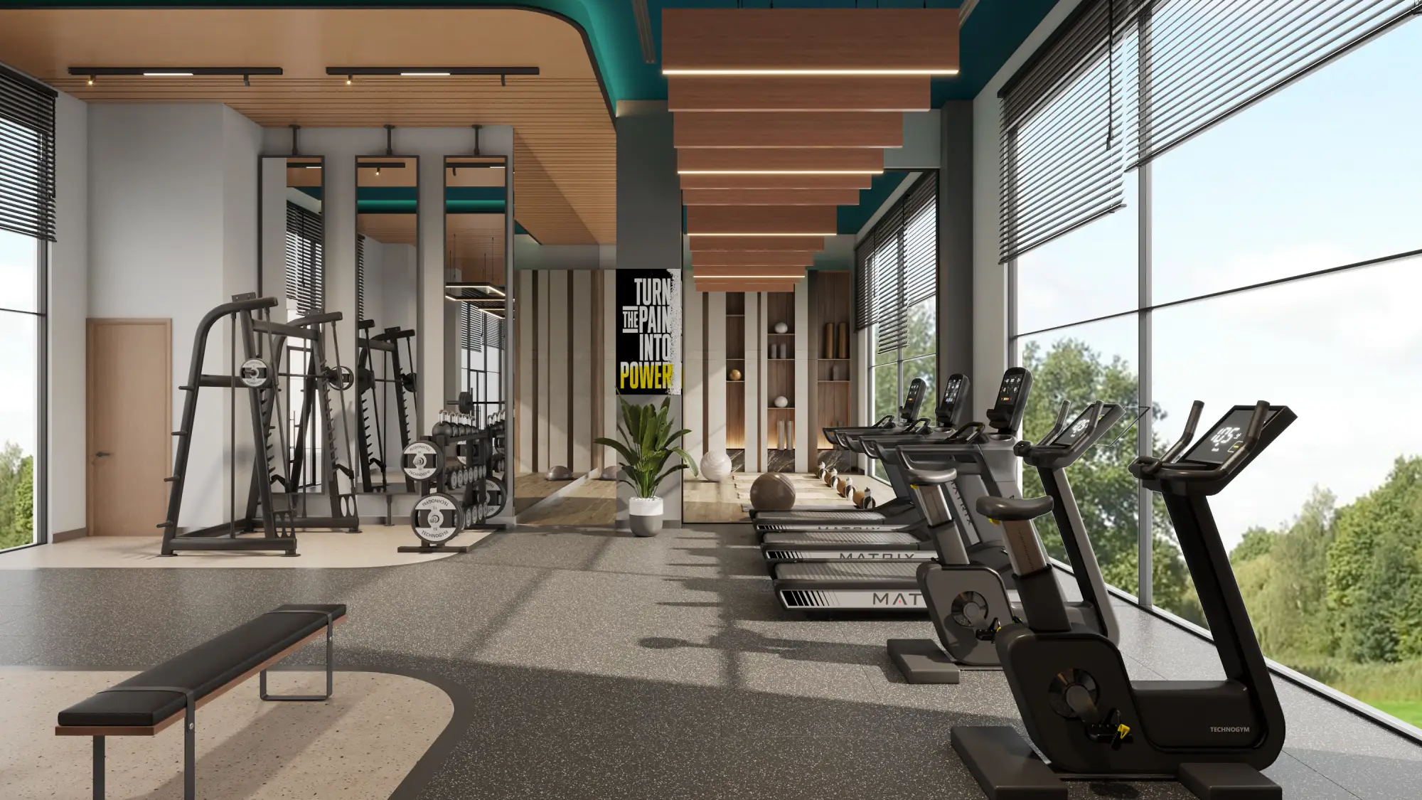 Fully Equipped Gymnasium