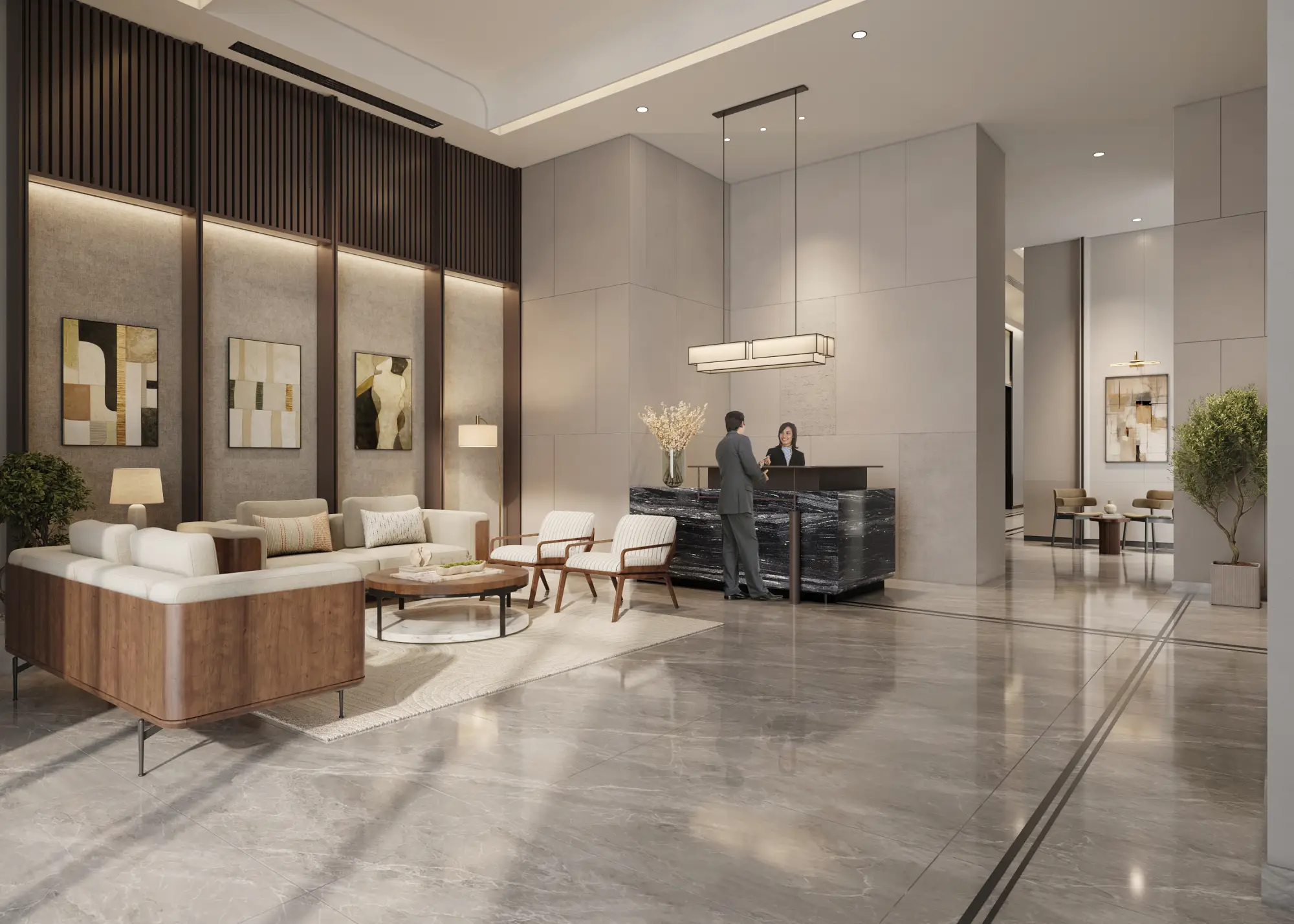 Tower Entrance Lobby